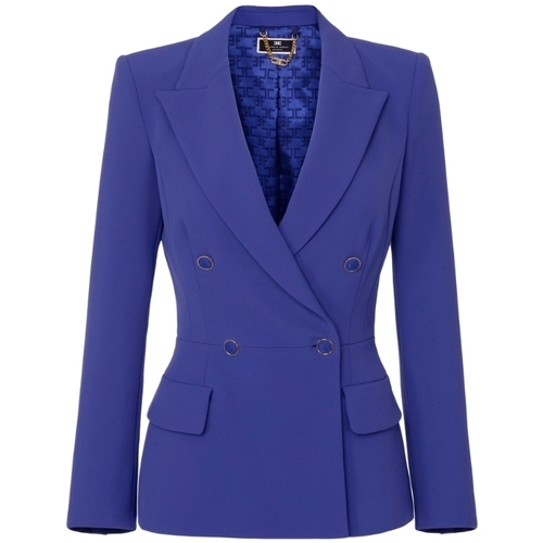 Abbigliamento Donna Giacche / Blazer Elisabetta Franchi  Blu