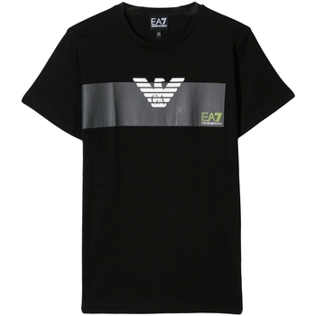 Abbigliamento Bambino T-shirt maniche corte Emporio Armani EA7 3GBT56-BJ02Z Nero