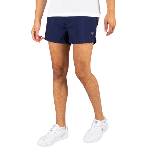 Abbigliamento Uomo Shorts / Bermuda Fila Pantaloncini in felpa con 4 tasche in spugna a righe Hightide Blu
