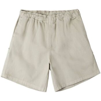 Abbigliamento Uomo Shorts / Bermuda Obey Pantaloncini Easy Denim Carpenter Uomo Silver Grey Grigio