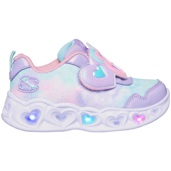 Scarpe Bambina Sneakers Skechers HEART LIGHTS-LOVIN REFLECTION Viola