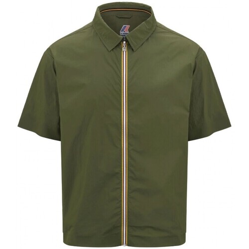 Abbigliamento Uomo T-shirt & Polo K-Way Camicia Liconcy Green Cypress Verde