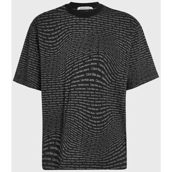 Abbigliamento Uomo T-shirt maniche corte Calvin Klein Jeans J30J325428 Nero
