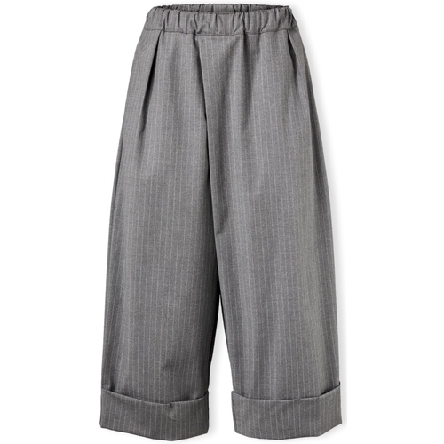 Abbigliamento Donna Pantaloni Wendykei Trousers 823148 - Grey Stripes Grigio