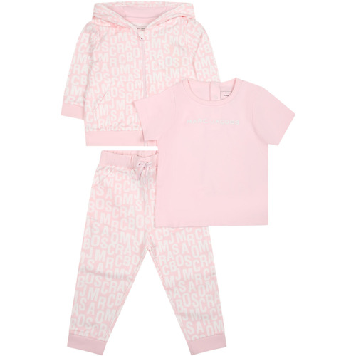 Abbigliamento Bambina Completi Marc Jacobs W60151 475 Rosa