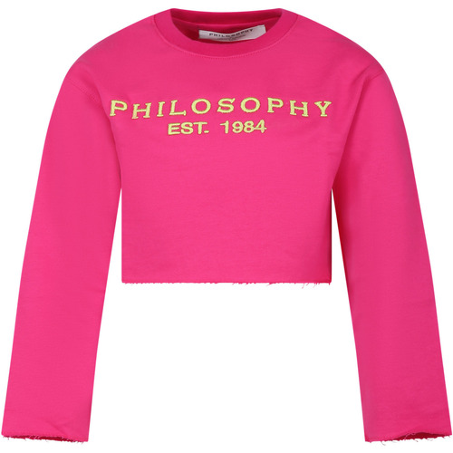 Abbigliamento Bambina Felpe Philosophy PFFE011 0 FF002 8014 Rosa