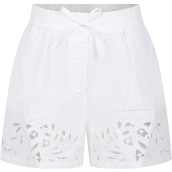 Abbigliamento Bambina Shorts / Bermuda Ermanno Scervino SFBE012 C LC006 B000 Bianco