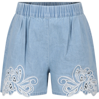 Abbigliamento Bambina Shorts / Bermuda Ermanno Scervino SFBE011 C DF026 4100 Blu