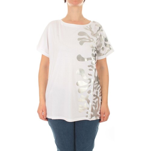 Abbigliamento Donna T-shirt maniche corte Marina Rinaldi 24189711166 Bianco
