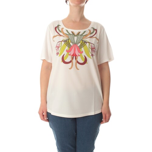Abbigliamento Donna T-shirt maniche corte Marina Rinaldi 24189710966 Bianco