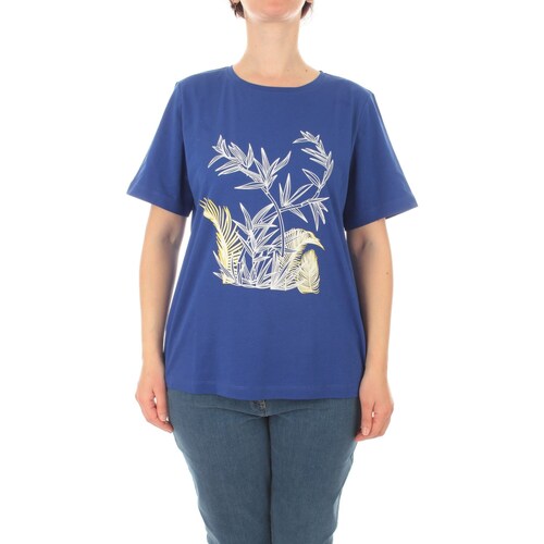 Abbigliamento Donna T-shirt maniche corte Persona By Marina Rinaldi 24139710526 Blu