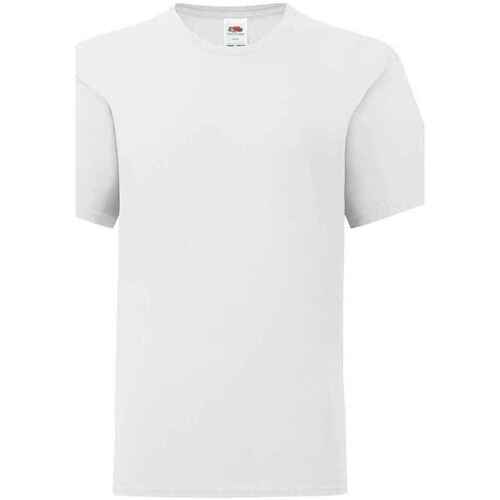 Abbigliamento Unisex bambino T-shirt maniche corte Fruit Of The Loom Iconic Bianco