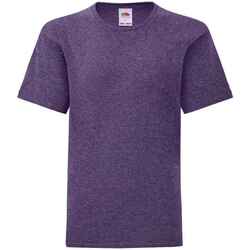 Abbigliamento Unisex bambino T-shirt maniche corte Fruit Of The Loom Iconic Viola