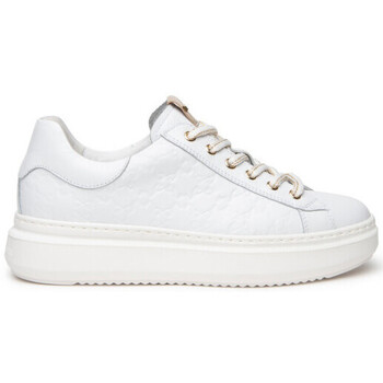 Scarpe Donna Sneakers NeroGiardini sneakers bianca logata NG in tinta E409915D707 Bianco