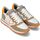 Scarpe Uomo Sneakers Philippe Model TKLU WN02 - TROPEZ HAUTE LOW-MONDIAL NEON BLANC/ORANGE Bianco