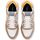 Scarpe Uomo Sneakers Philippe Model TKLU WN02 - TROPEZ HAUTE LOW-MONDIAL NEON BLANC/ORANGE Bianco