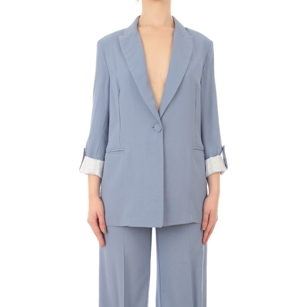Abbigliamento Donna Giacche / Blazer Twin Set 241TF2040 Blu