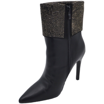 Image of Tronchetti Malu Shoes Scarpe Tronchetto stivaletto nero donna aderente a punta tacco sottile