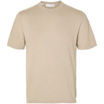 Abbigliamento Uomo T-shirt & Polo Selected 16092505 BERG-PURE CASHMERE Beige
