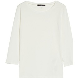 Abbigliamento Donna T-shirts a maniche lunghe Max Mara  Bianco
