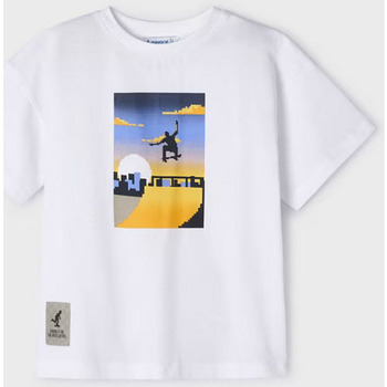 Abbigliamento Unisex bambino T-shirt maniche corte Mayoral ATRMPN-44168 Bianco