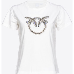 Abbigliamento Donna T-shirt & Polo Pinko T-SHIRT MOD. QUENTIN Bianco