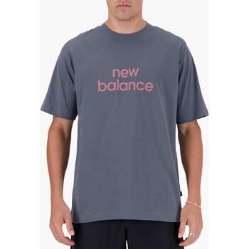 Abbigliamento Uomo T-shirt maniche corte New Balance MT41582 Grigio