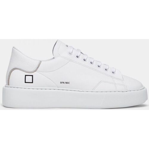 Scarpe Donna Sneakers Date W997-SF-CA-WH - SFERA CALF-TOTAL WHITE Bianco