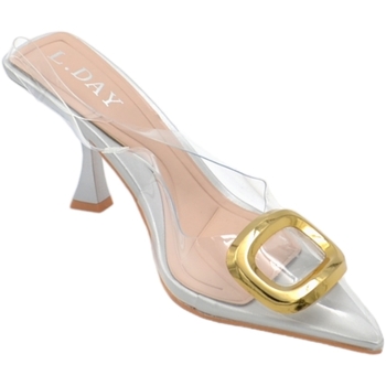 Scarpe Donna Décolleté Malu Shoes Decollete scarpa donna a punta trasparente con nodo oro gioiell Multicolore