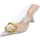 Scarpe Donna Décolleté Malu Shoes Decollete scarpa donna a punta trasparente con nodo oro gioiell Multicolore