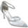 Scarpe Donna Décolleté Malu Shoes Scarpe decollete donna elegante punta in tessuto argento traspa Multicolore