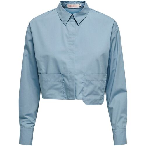 Abbigliamento Donna Camicie Only 15314349 PAULA-MOUNTAIN SPRING Blu