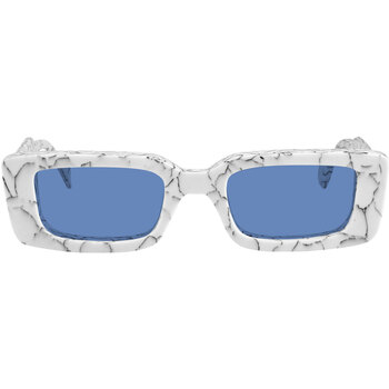 Orologi & Gioielli Donna Occhiali da sole Xlab TIMOR Occhiali da sole, Marmo Bianco/Azzurro, 50 mm Altri