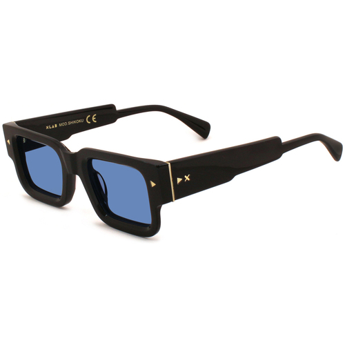 Orologi & Gioielli Occhiali da sole Xlab SHIKOKU Occhiali da sole, Nero/Azzurro, 50 mm Nero