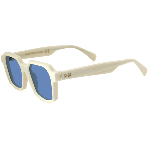 Orologi & Gioielli Occhiali da sole Xlab SELANDIA Occhiali da sole, Avorio opaco/Azzurro, 53 mm Blu