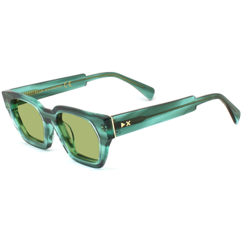 Orologi & Gioielli Occhiali da sole Xlab MADURA Occhiali da sole, Verde strisciato/Verde, 52 mm Verde