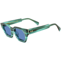 Image of Occhiali da sole Xlab MADURA Occhiali da sole, Verde strisciato/Azzurro, 52 mm