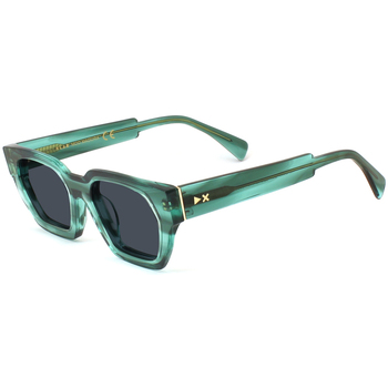 Orologi & Gioielli Occhiali da sole Xlab MADURA Occhiali da sole, Verde strisciato/Fumo, 52 mm Altri