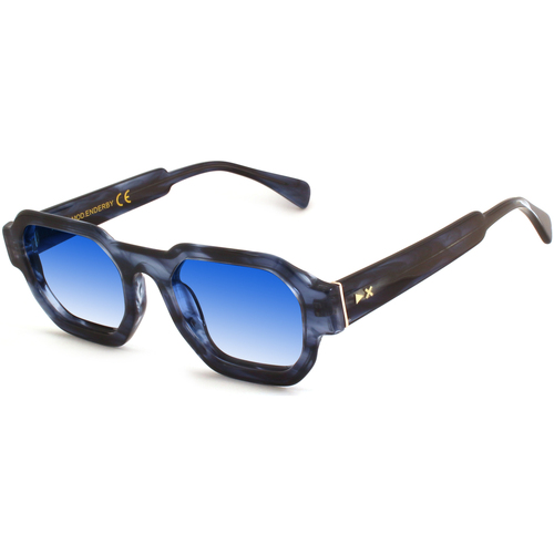 Orologi & Gioielli Uomo Occhiali da sole Xlab ENDERBY Occhiali da sole, Blu striato/Azzurro, 53 mm Altri