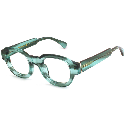 Orologi & Gioielli Occhiali da sole Xlab SUMBAWA antiriflesso Occhiali Vista, Verde strisciato, Verde
