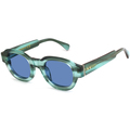 Image of Occhiali da sole Xlab SUMBAWA Occhiali da sole, Verde strisciato/Azzurro, 48 mm