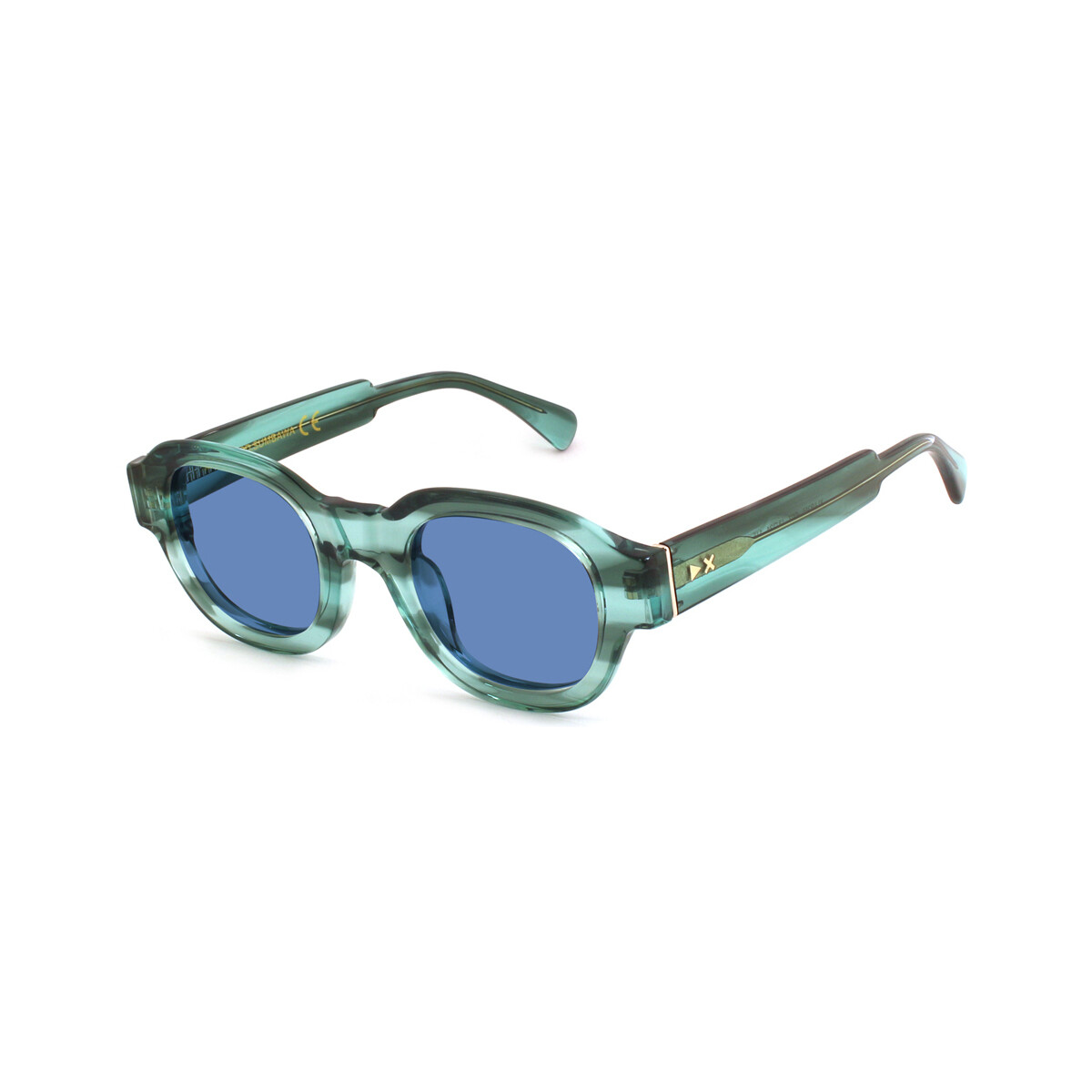 Orologi & Gioielli Occhiali da sole Xlab SUMBAWA Occhiali da sole, Verde strisciato/Azzurro, 48 mm Altri