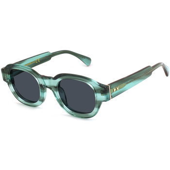 Orologi & Gioielli Occhiali da sole Xlab SUMBAWA Occhiali da sole, Verde strisciato/Fumo, 48 mm Verde