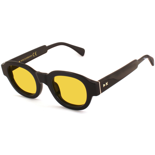 Orologi & Gioielli Occhiali da sole Xlab SUMBAWA Occhiali da sole, Nero/Giallo, 48 mm Nero