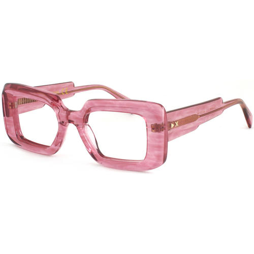 Orologi & Gioielli Donna Occhiali da sole Xlab MOKOIA Occhiali da sole, Trasparente rosa striato/Fumo, Rosa