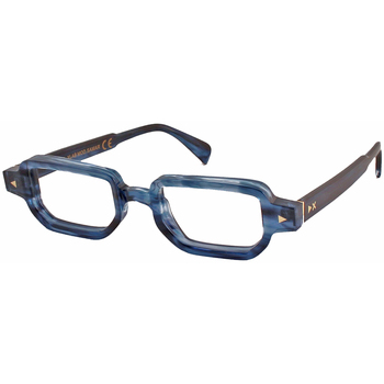Orologi & Gioielli Occhiali da sole Xlab SAMAR Occhiali da sole, Blu striato trasparente/Marrone Blu