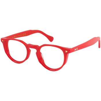 Xlab SANBLAS Occhiali da sole, Rosso/Marrone, 47 mm Rosso