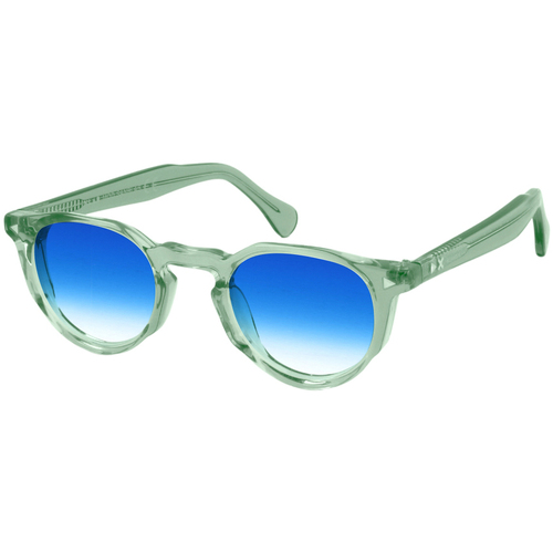 Orologi & Gioielli Occhiali da sole Xlab SANBLAS Occhiali da sole, Trasparente verde/Azzurro, 47 mm Altri