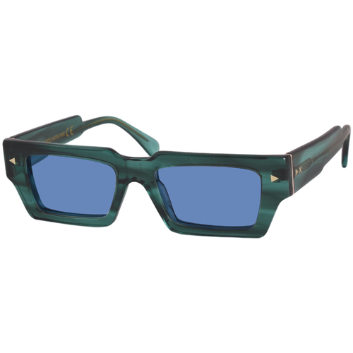 Orologi & Gioielli Occhiali da sole Xlab AUCKLAND Occhiali da sole, Verde strisciato/Azzurro, 53 mm Altri