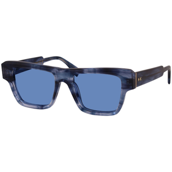 Orologi & Gioielli Uomo Occhiali da sole Xlab CARNEY Occhiali da sole, Blu striato/Azzurro, 51 mm Altri
